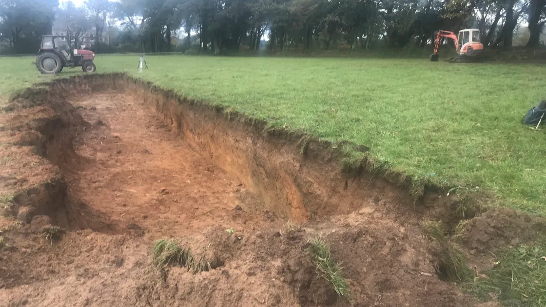 Excavation work has started for Sark Dairy. (28849832)