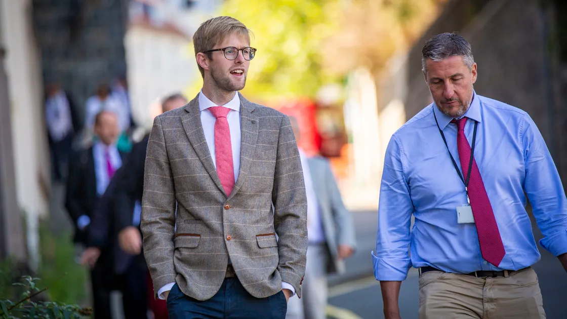 Deputy Andrew Taylor, left, and Deputy Andy Cameron. (Picture by Sophie Rabey, 30439257)