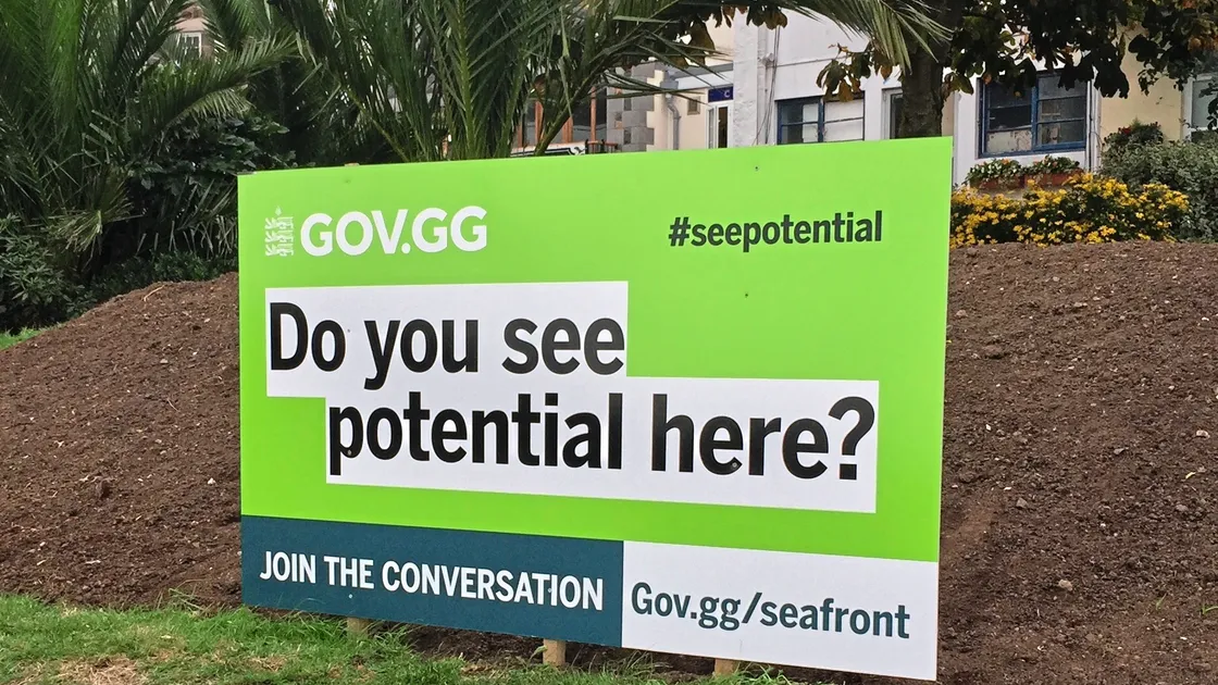 North Plantation, where this board is placed, is one of the sites where the States wants islanders help in unlocking the potential. (23043910)