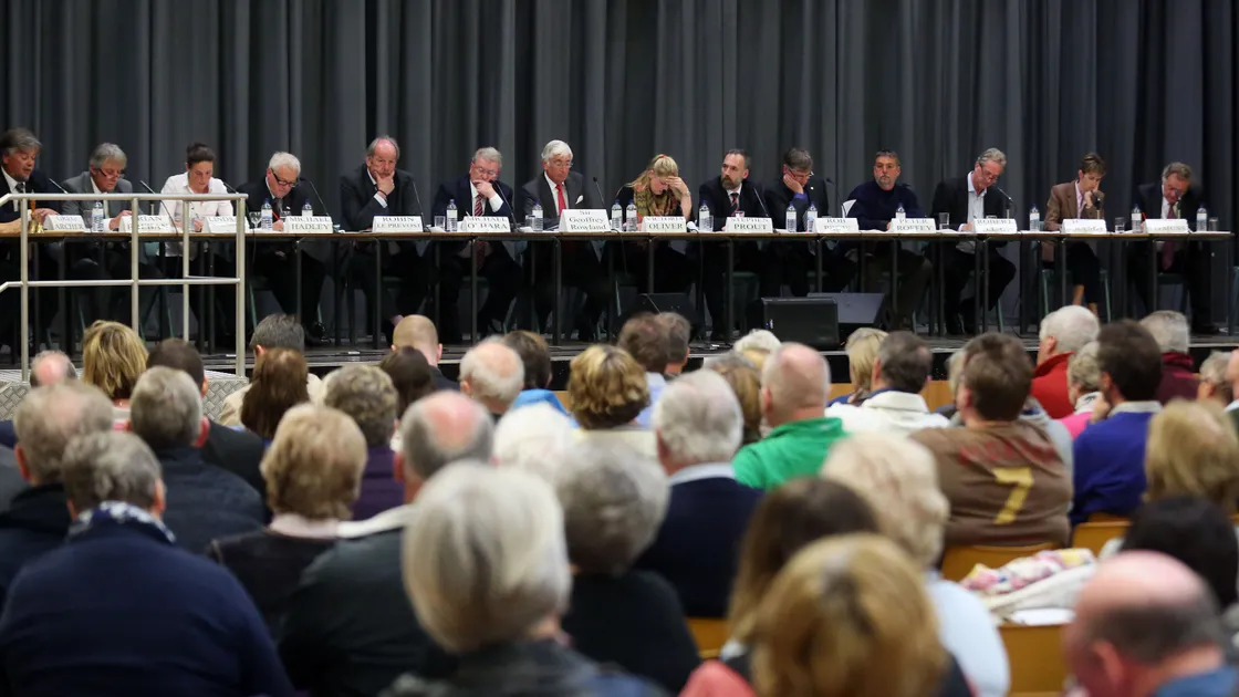 A hustings for the South-East District in the run-up to the 2016 general election. (28616253)