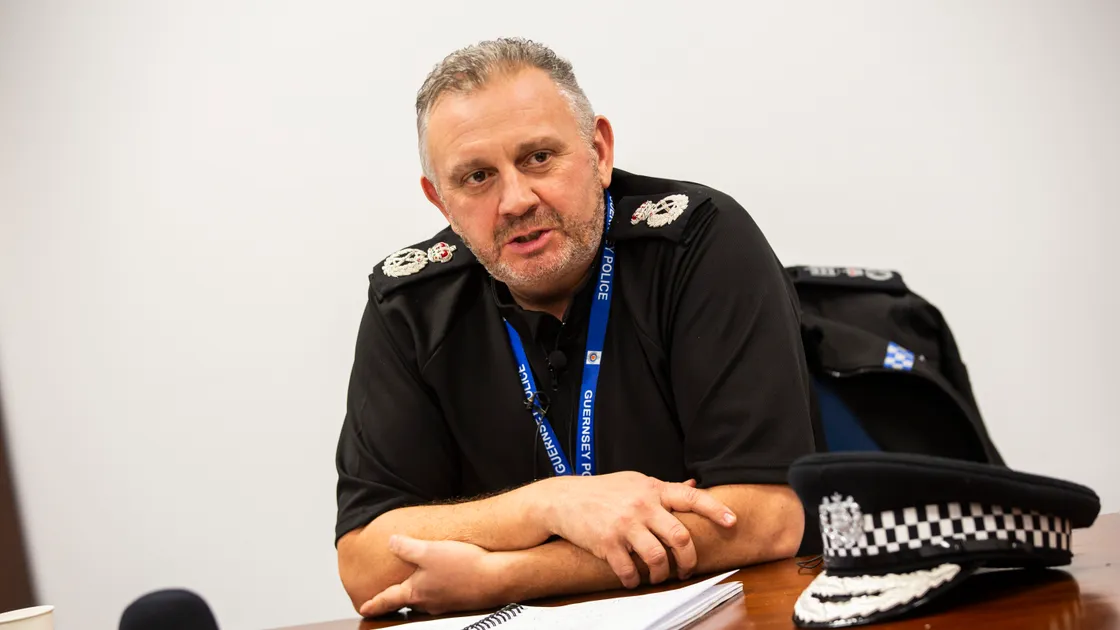New chief officer Damian Kitchen will speak of his goals as the head of law enforcement.