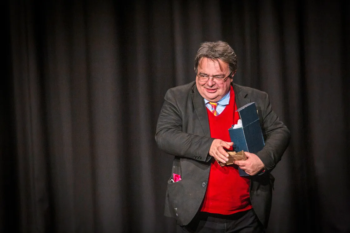 John Gollop – a former outright winner of the Spirit of the Eisteddfod award – regularly enters a wide range of classes, including reading his own or others’ poetry, news reading and even mime.
