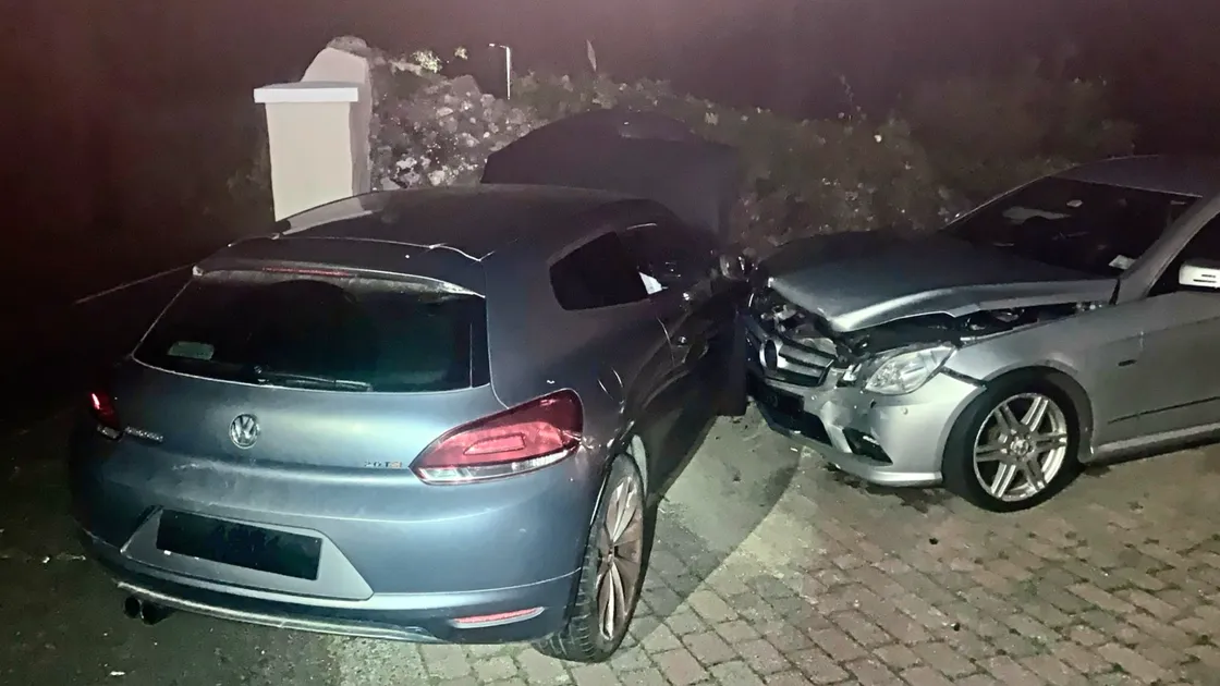 All three emergency services attended the incident, with the driver treated for minor injuries.