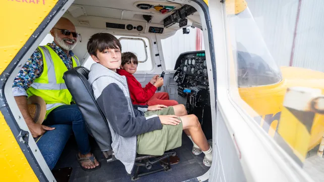 Hundreds enjoy close up view of Wings and Wheels
