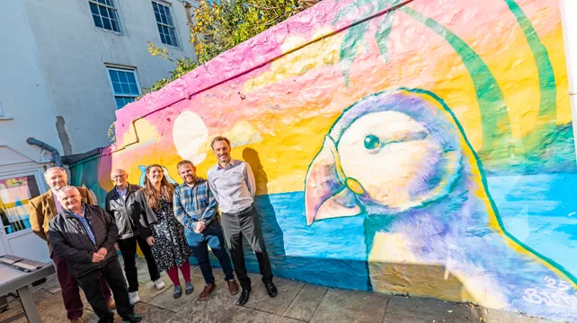 Action for Children flat gets a colourful mural