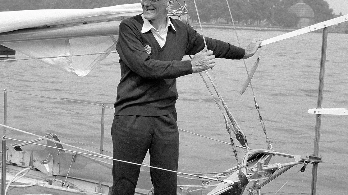Sir Francis Chichester was the first person to complete a solo, one-stop circumnavigation of the globe on Gipsy Moth IV. (PA Photo)