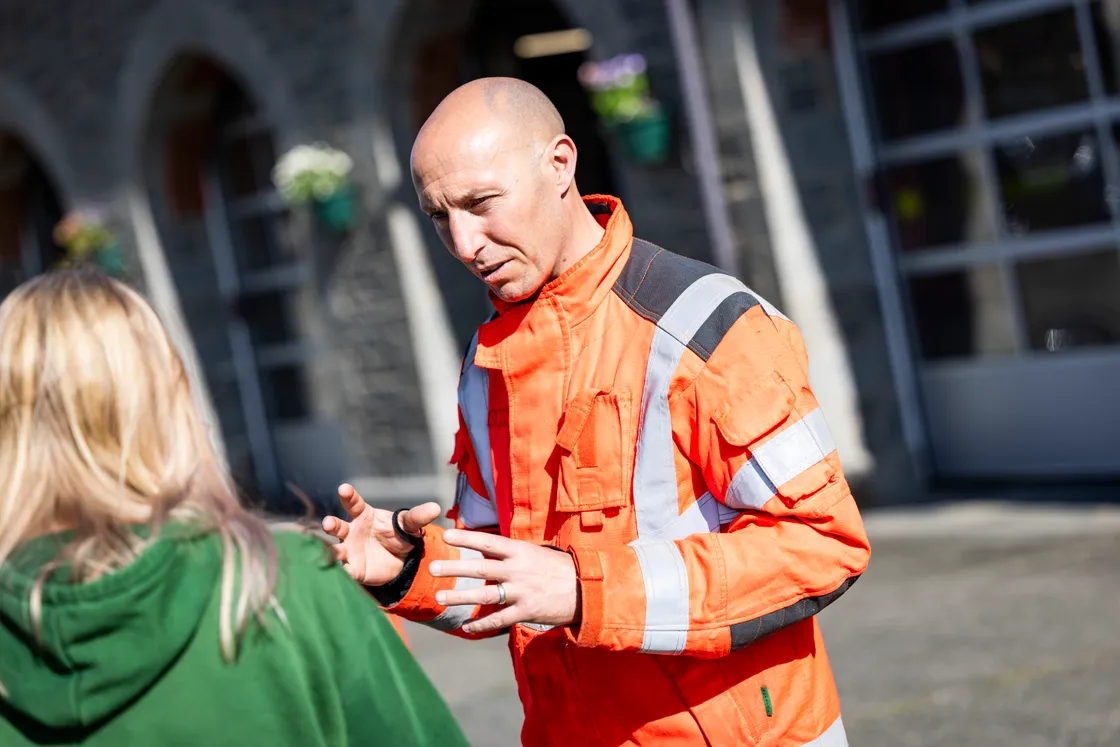 Tom Chapman is the station officer in training and assurance.