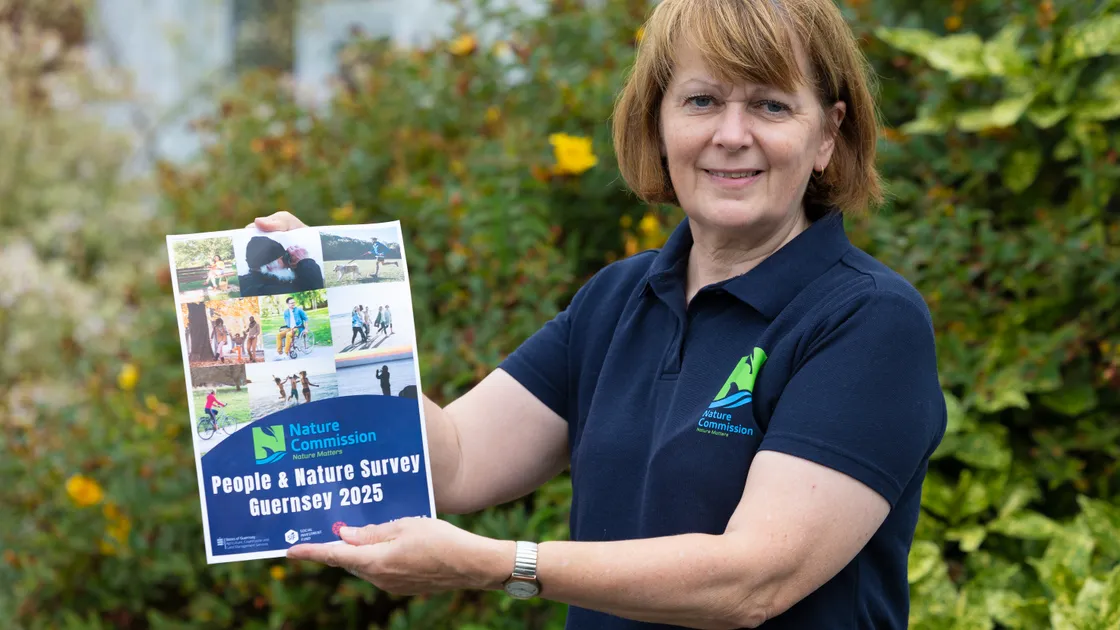 Angela Salmon with the Nature Commission's People and Nature survey 2025.