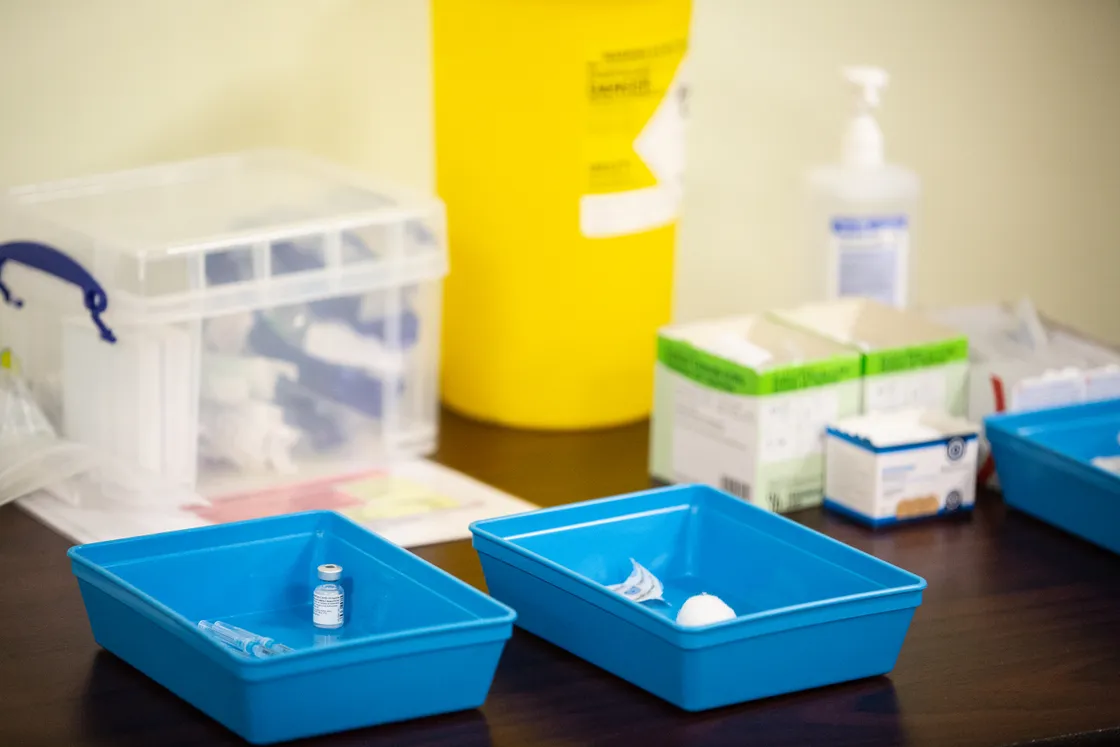 The roll-out of the COVID-19 vaccination programme commenced on 17th December 2020 following the arrival of the first consignment of 975 doses of the Pfizer/BioNTech vaccine. (Picture by Peter Frankland, 29047990)