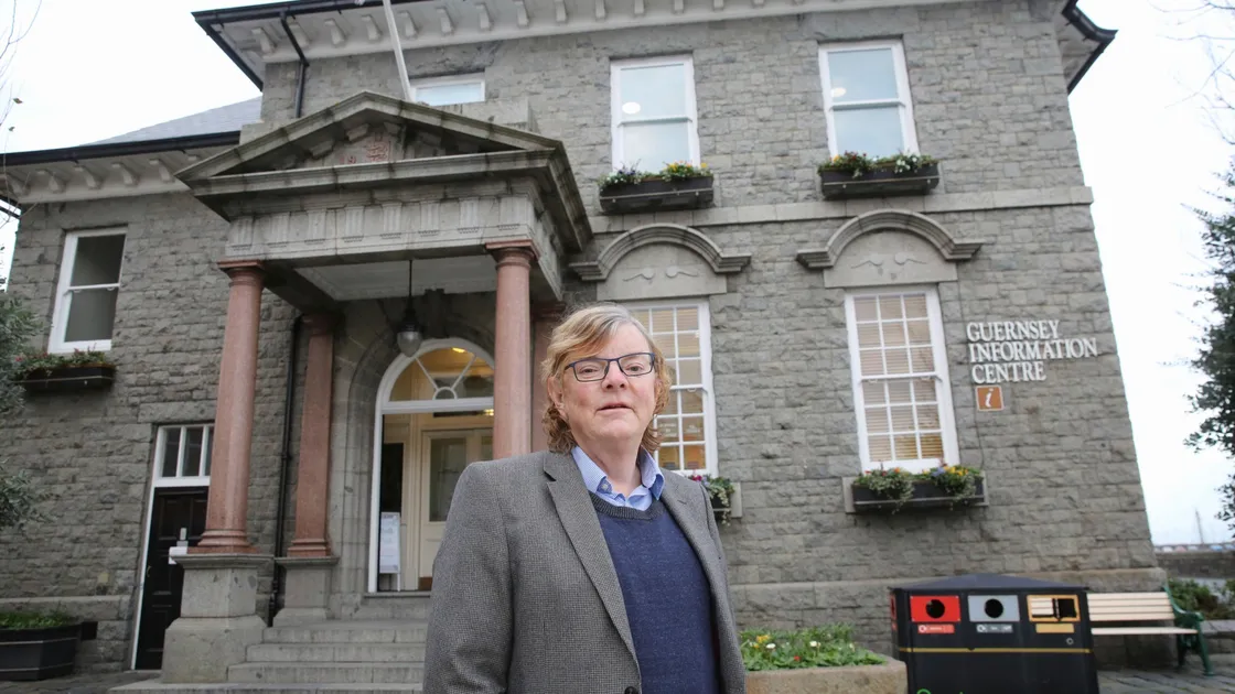 Deputy Charles Parkinson, a member of Seafront Enhancement Area Steering Group, outside the Information Centre. RED fund have been given exclusive rights to look at what to do with the building. (Picture by Adrian Miller, 26569152)