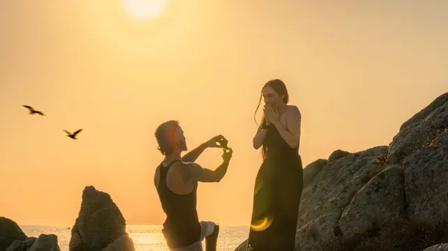 Local couple get engaged during the eclipse