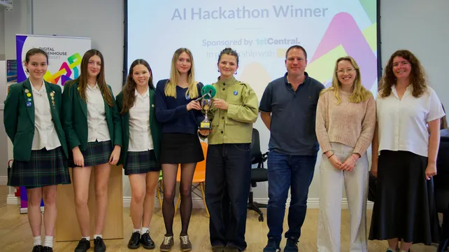 Ladies’ College team wins AI Hackathon challenge