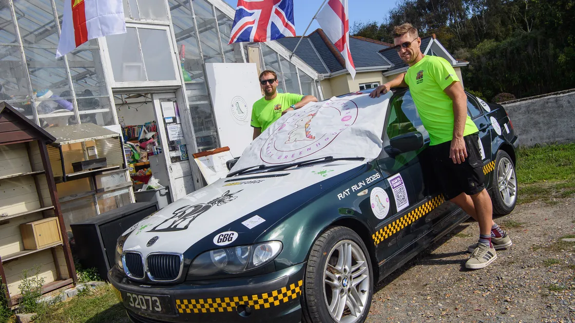 Brothers Daniel and Nathan De Mouilpied are taking part in the 2026 Rat Run challenge. (Picture by Andrew Le Poidevin, 34915989)