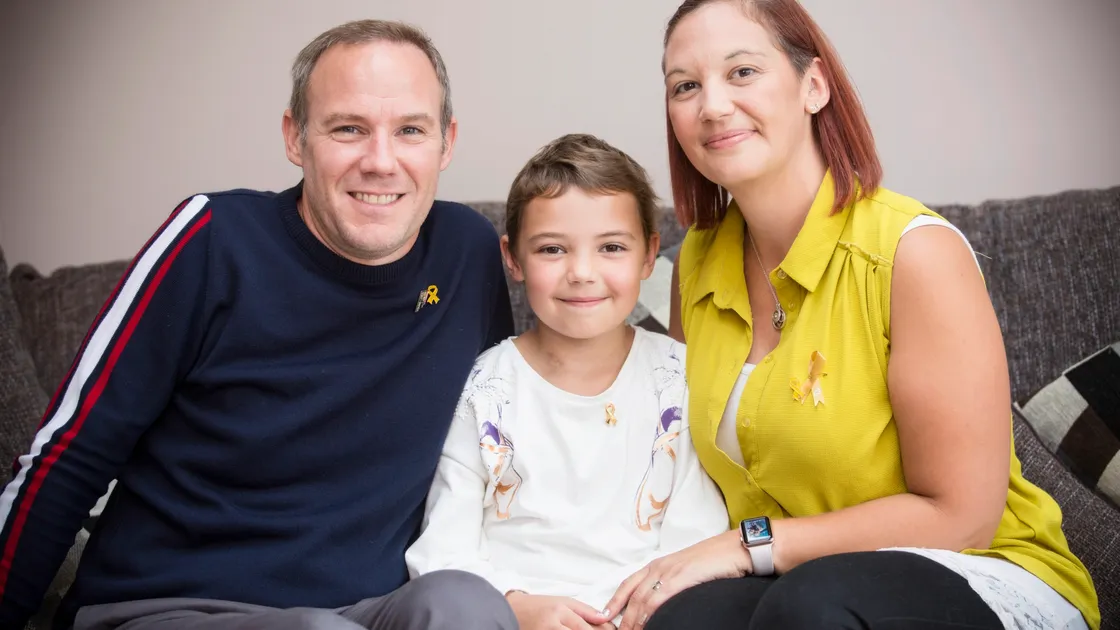 Gracie with parents Martin and Stephi Whitwam. (Pictures by Peter Frankland, 22502859)