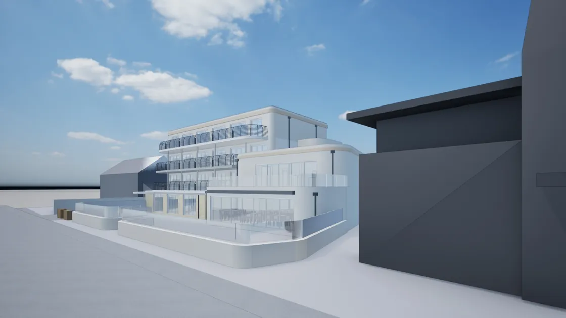The Cobo Bay Hotel is one year into its three- to four-year programme. The next phase will include more bedrooms to maximise the west coast views and sunsets.