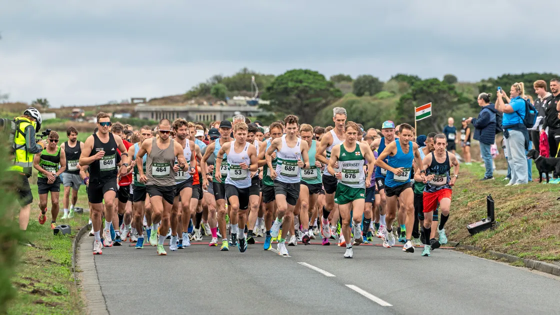 Conditions were gusty, but much better than the weather forecasts earlier in the week had predicted with more than 500 runners crossing the finish line