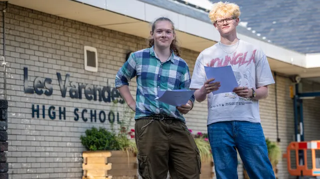 Les Varendes celebrates first GCSE results since merger
