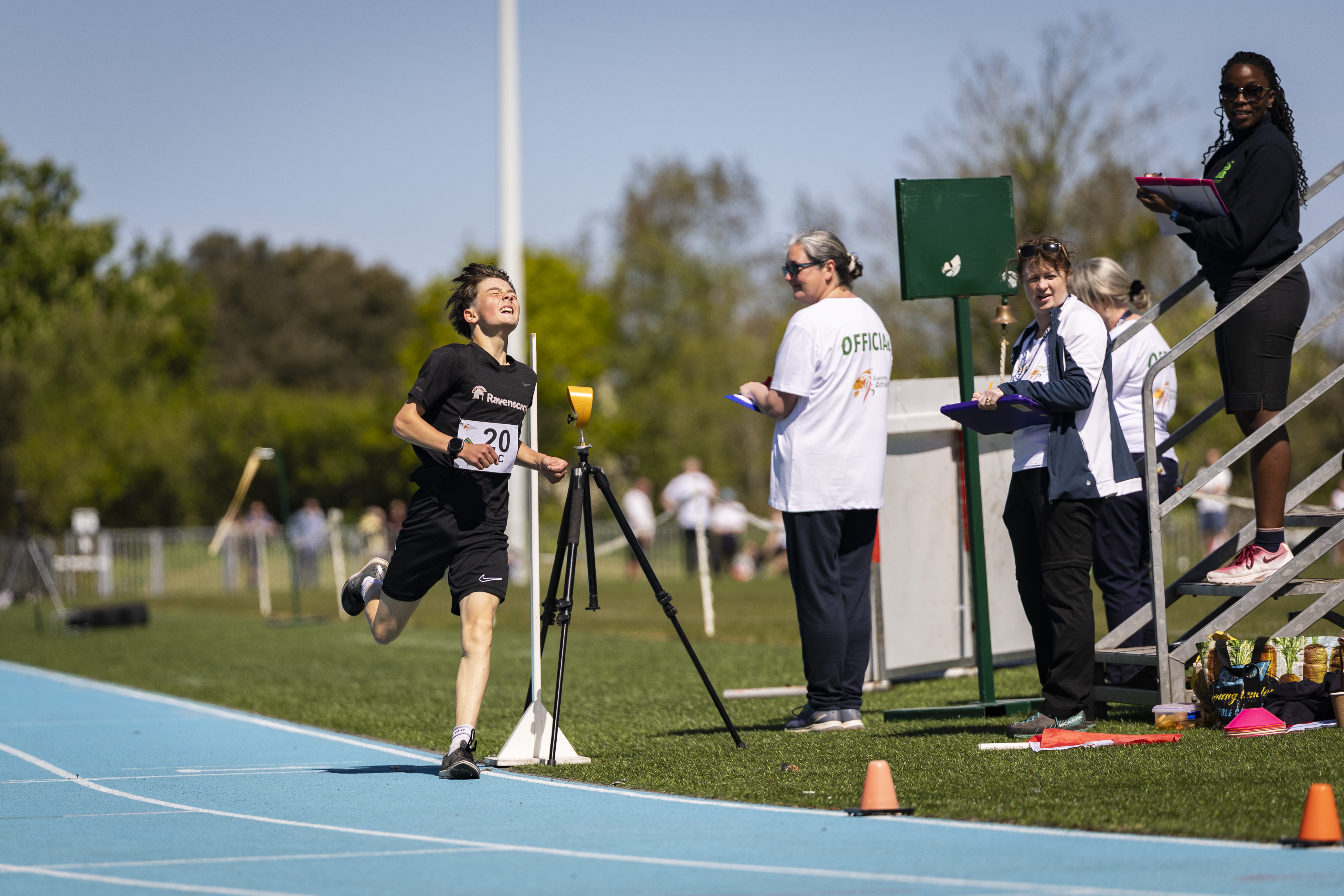 Youngsters are off to a flier in track and field series