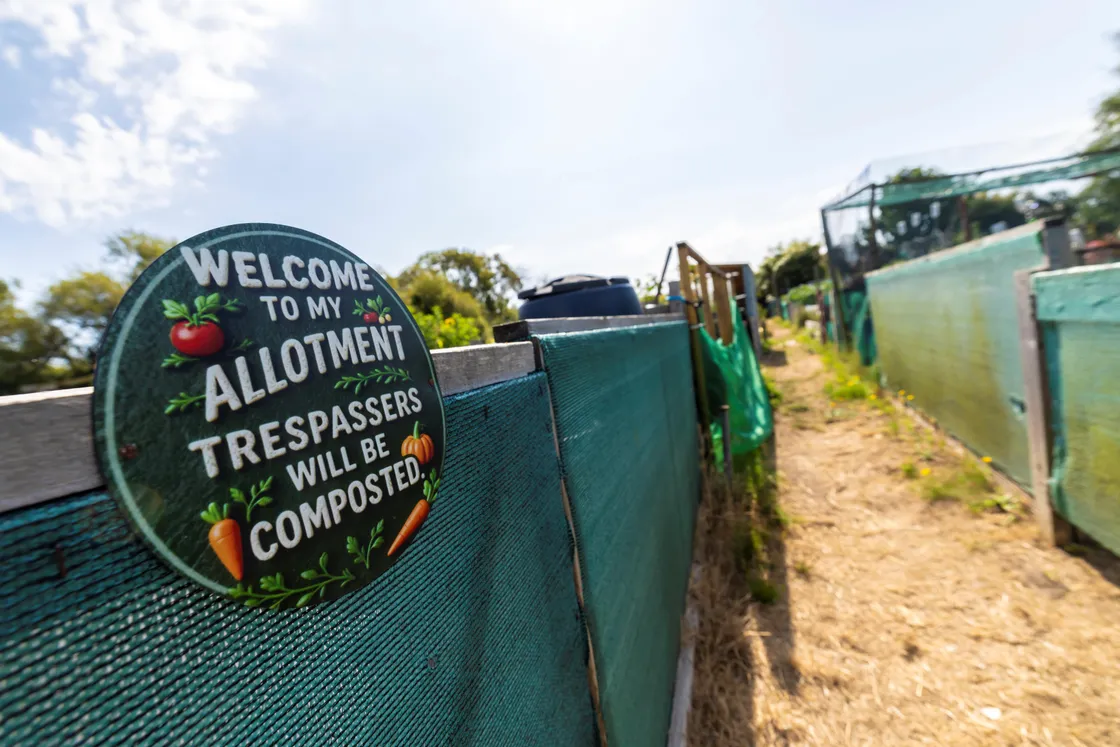 There are about 15 people on the waiting list for an allotment at the Vale site.