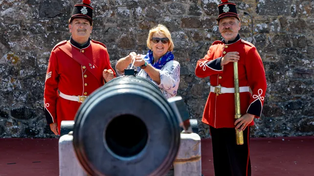 Retiring teacher goes out with a bang