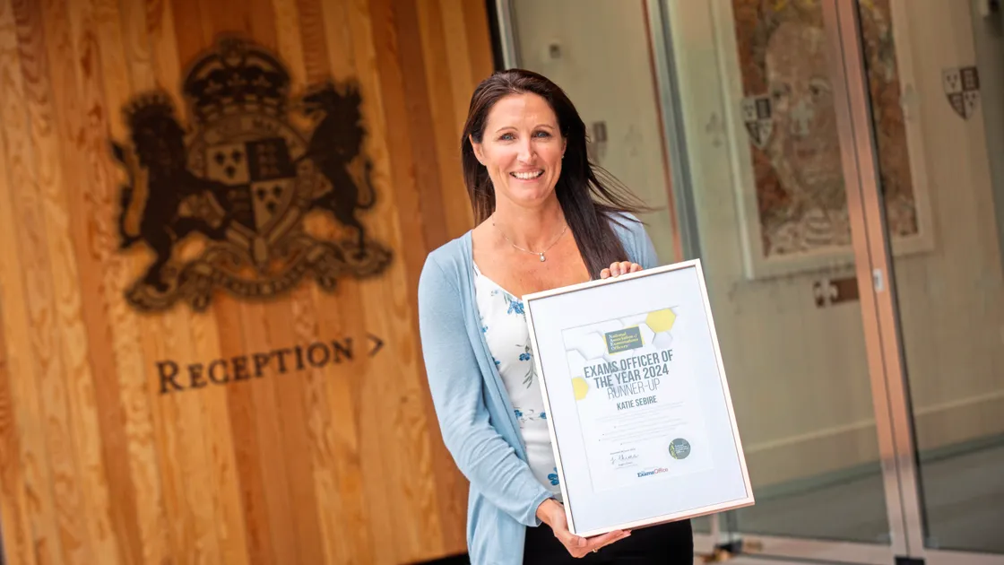 Elizabeth College exams officer is a runner-up in national awards