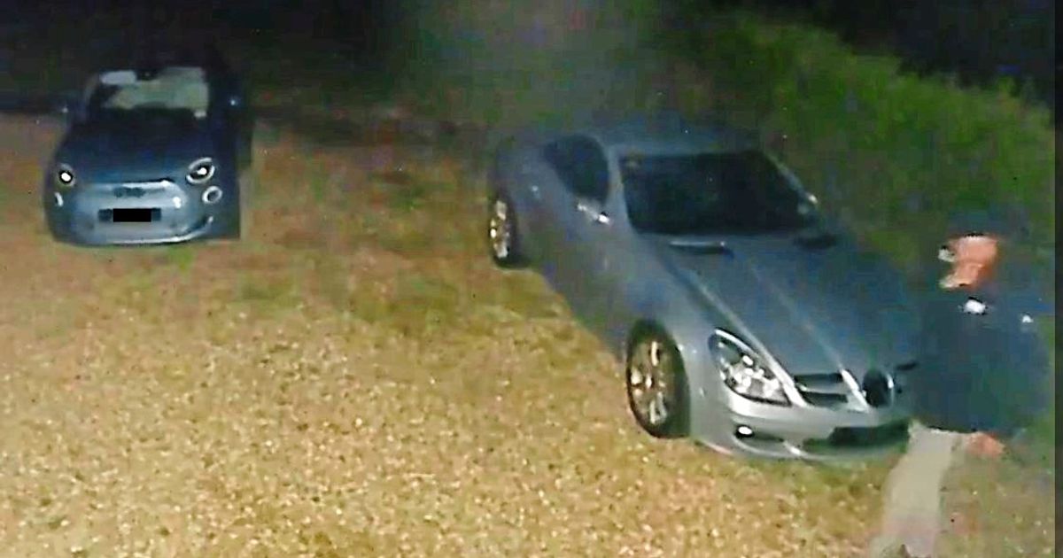 Thief caught on home doorbell camera entering unlocked cars