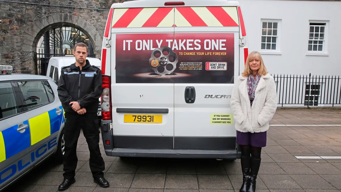 Sergeant Tom Marshall and Drug & Alcohol Strategy co-ordinator Andrea Nightingale.(Picture by Adrian Miller, 20075390)