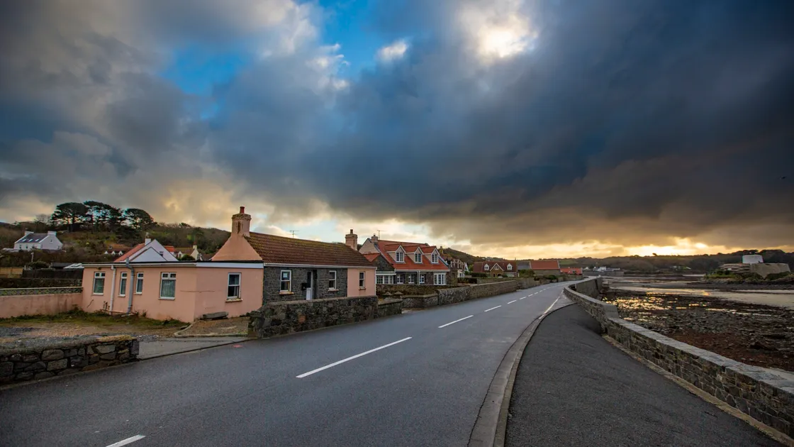 The owners of a Rocquaine cottage wanted to use steel and slate cladding for the property’s rebuild but fell foul of Planning. Now their architects have suggested zinc cladding. (Picture by Peter Frankland, 30234817)