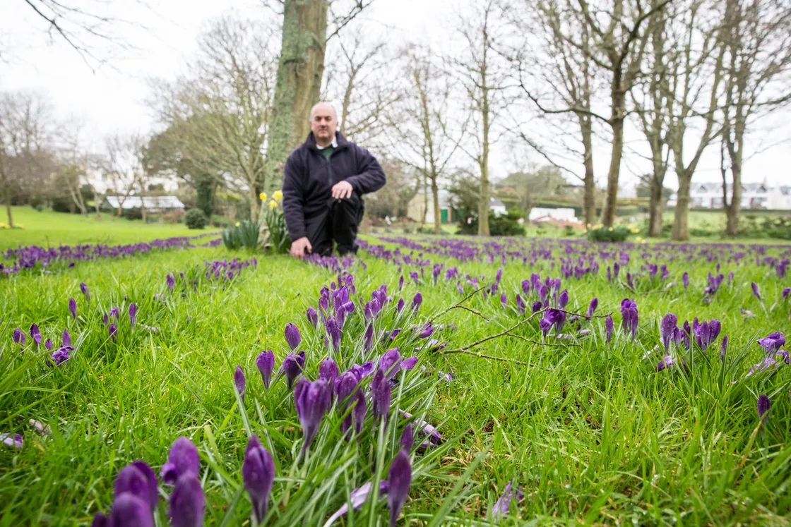 Colin Prigent worked as a gardener at Government House for 20 years.