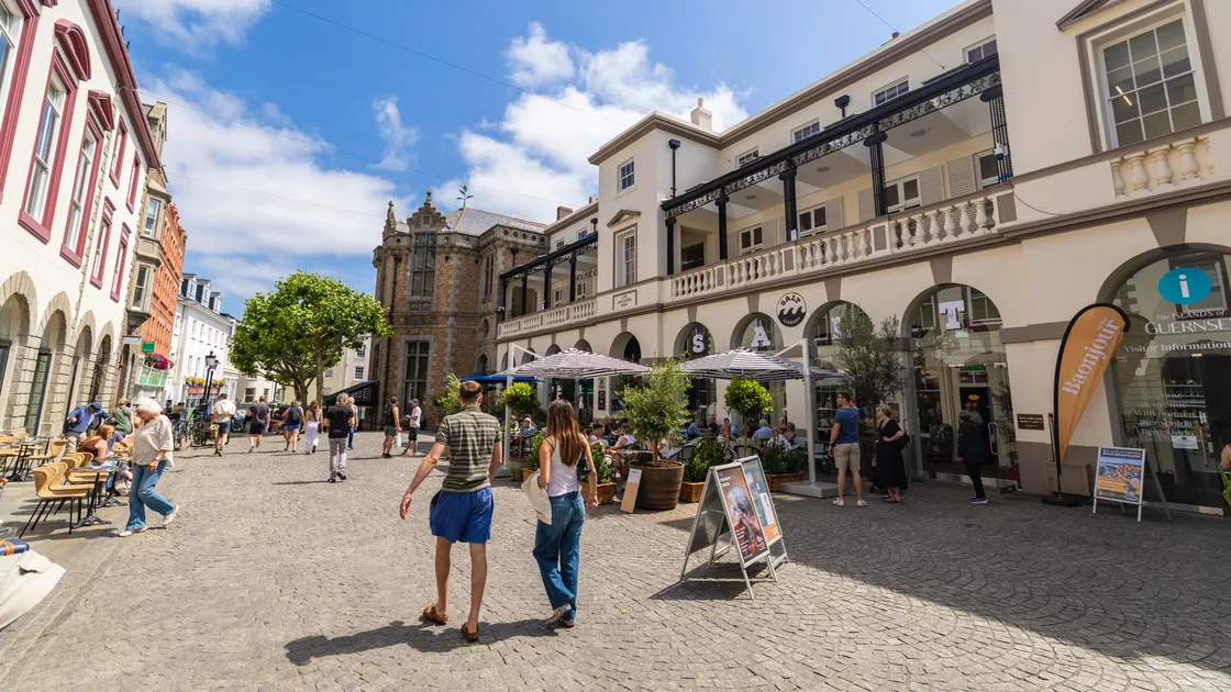 A continental feel... New al fresco options have popped up in Market Square.								