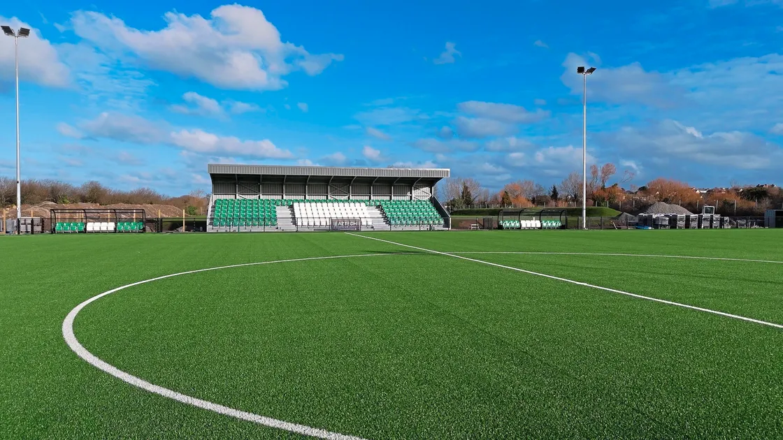 Victoria Park will open its gates to the public for the first time on Saturday 29 March when the first ever game at Guernsey's new home of football will be Guernsey FC v Westfield. (34010369)
