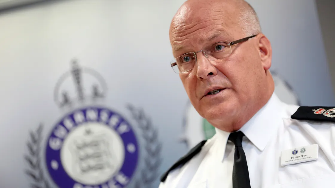 Chief of police Patrick Rice gives a press conference about the human remains found in a burned out car at Petit Bot and also the disappearance of Mikus Alps. (Picture by Peter Frankland, 20381747)