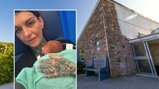 Lifeboat dash for mum as baby is eight weeks early