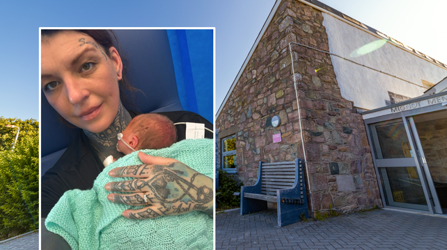 Lifeboat dash for mum as baby is eight weeks early