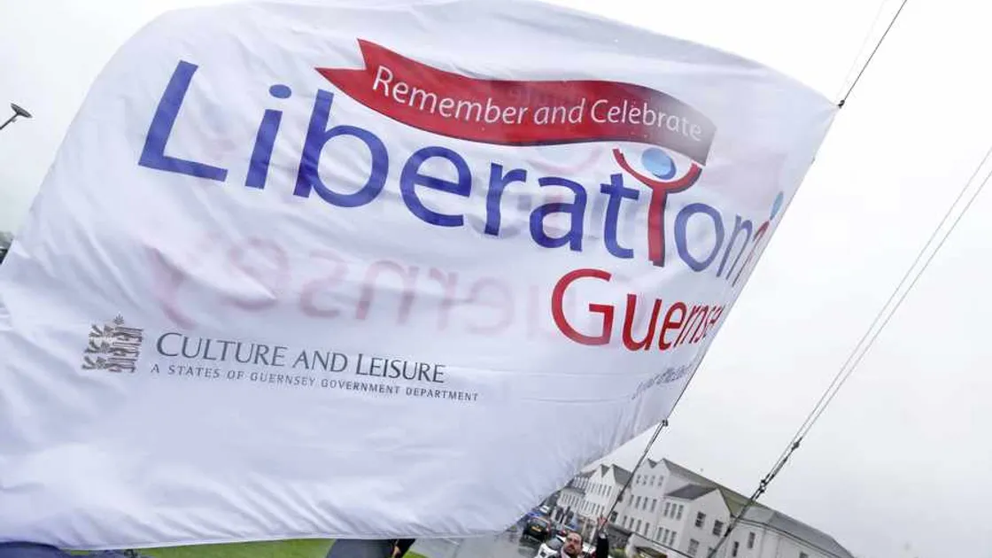 Liberation flag is unfurled