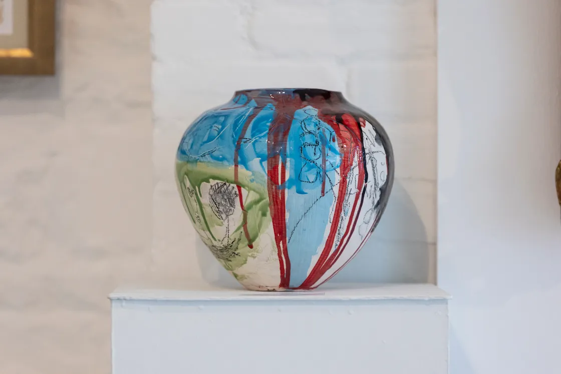 Bozena is also exhibiting ceramic work too.