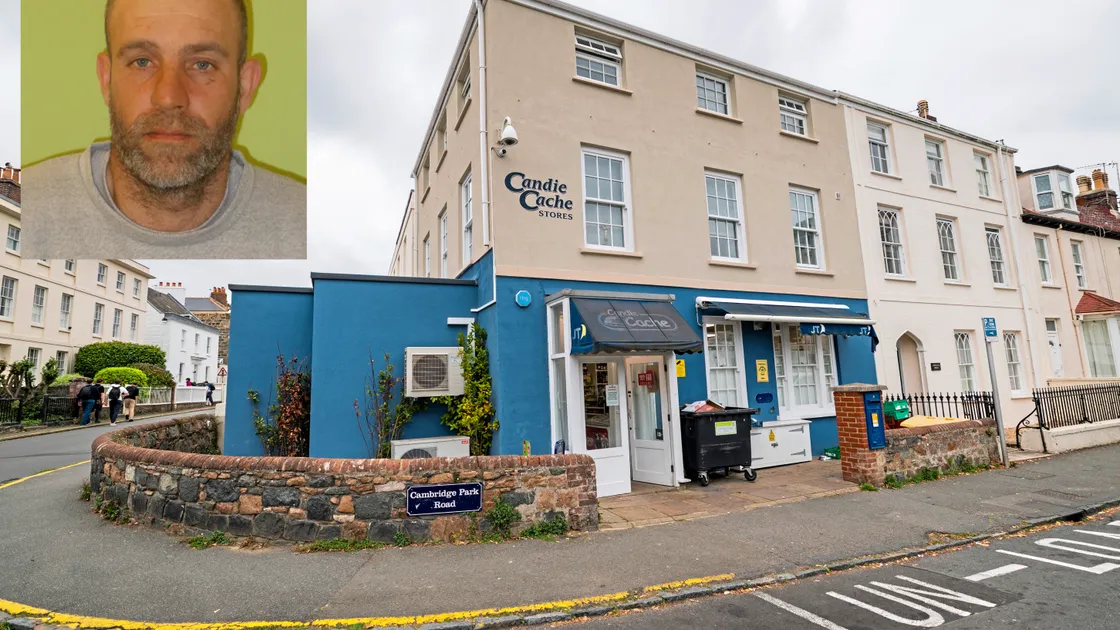 In passing sentence, Judge Catherine Fooks said the court commended the bravery and actions of the customer and the shop assistant in dealing with the attempted armed robbery at Candie Cache stores by Chad James Rowe, inset, in March of this year. (Picture by Sophie Rabey, 34421475)