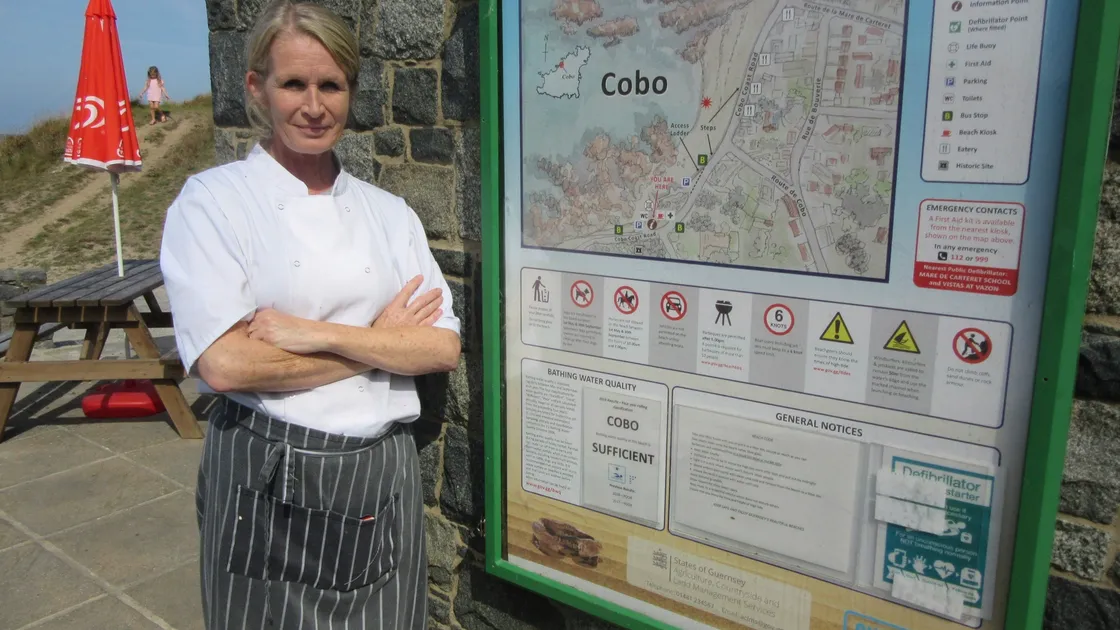 Cobo kiosk manageress Liz Baker said the news that the bay has had a series of ‘erratic’ water quality test results has not put off any kayakers or paddle-boarders, adding that she regularly used the paddle boards herself. (28675182)