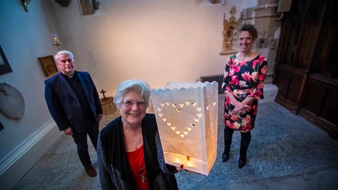 Town Church rector the Rev. Matthew Barrett, volunteer counsellor Sharon Harvey and Guernsey Bereavement Service manager Liz Pirouet-Douglas want to 'normalise conversations about grief and loss'. (Picture by Peter Frankland, 30255928)