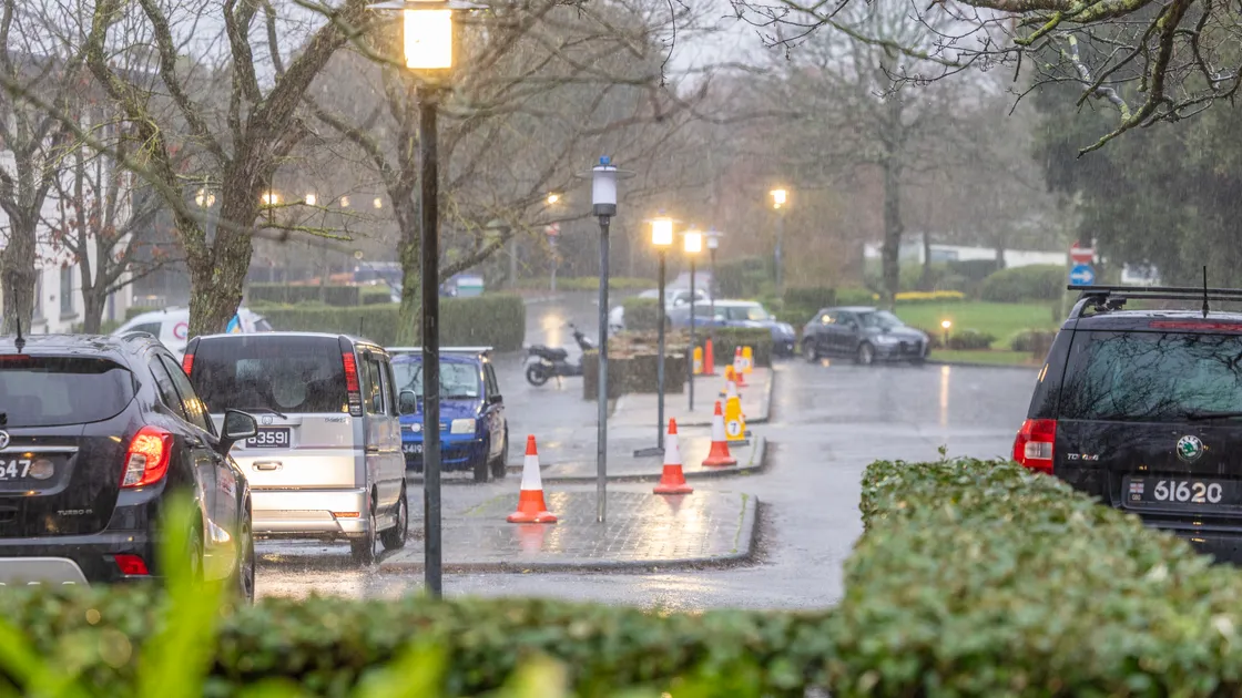 The lights will now only come on in the day once it gets dark enough and will shut off late evening once activity at the site has concluded