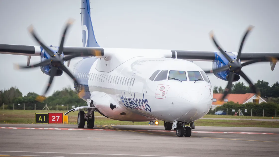 Blue Islands went into administration in November, leaving thousands of passengers with forward bookings out of pocket. (Picture by Sophie Rabey, 34572148)