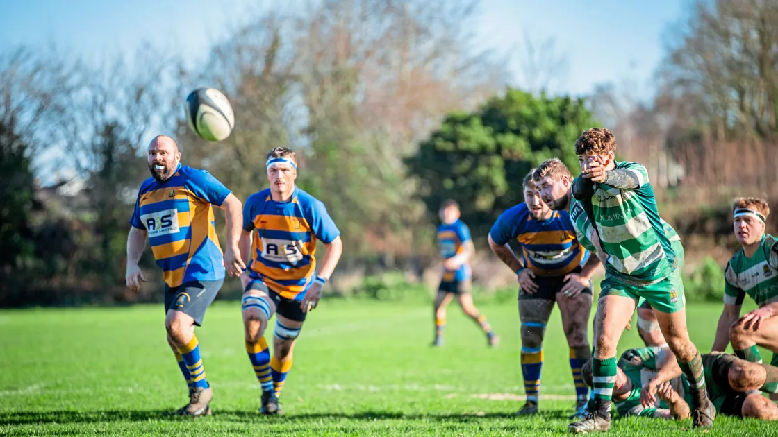 Ewan Wakeham making his debut for St Jacques Vikings against Gosport & Fareham. (Picture by Connor Rabey, 33935277)