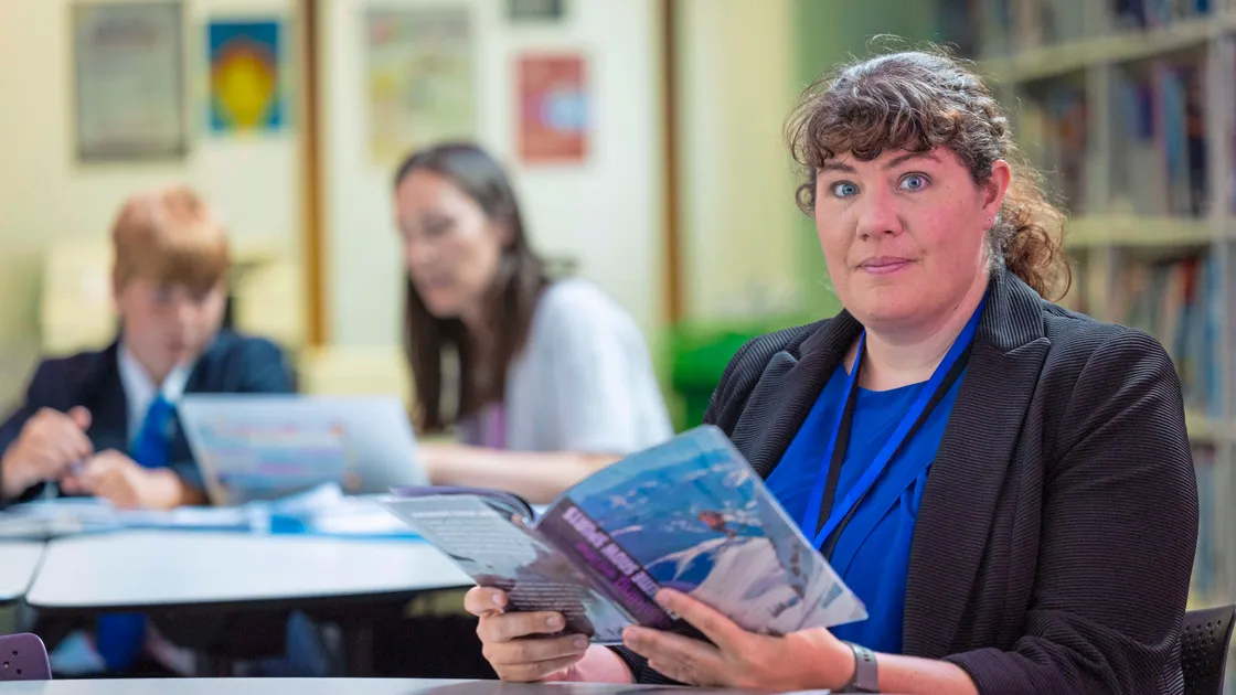 Les Beaucamps High School secondary literacy intervention lead teacher Josie Marsh.