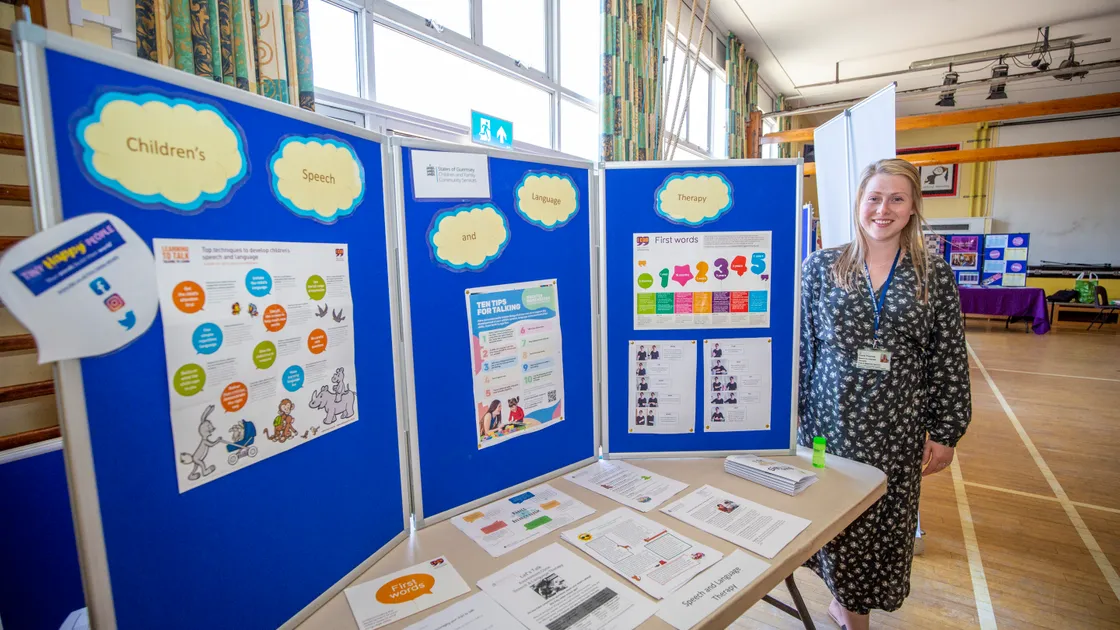 Speech and language therapist Claire Thomas said Saturday’s event for parents of toddlers was aimed at giving them reassurance about their child’s development in a post-Covid world. (Pictures by Sophie Rabey, 31018879)