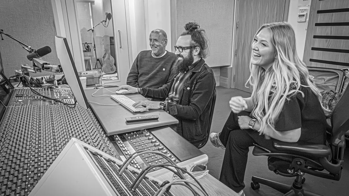 Emily opted to extend her session and record three more of her original songs