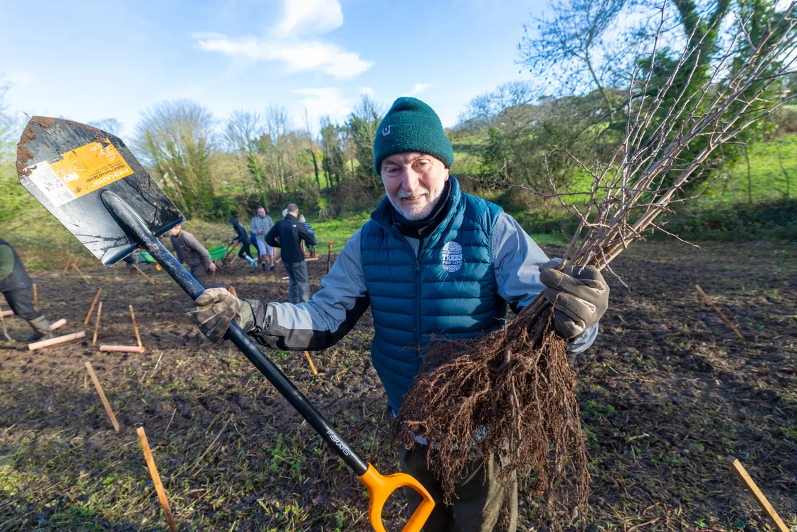 ‘We are hoping to augment and add to the diversity of species here,’ said Andy McCutcheon, technical officer at Guernsey Trees for Life