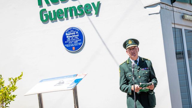 Blue plaque and station named after St John founder