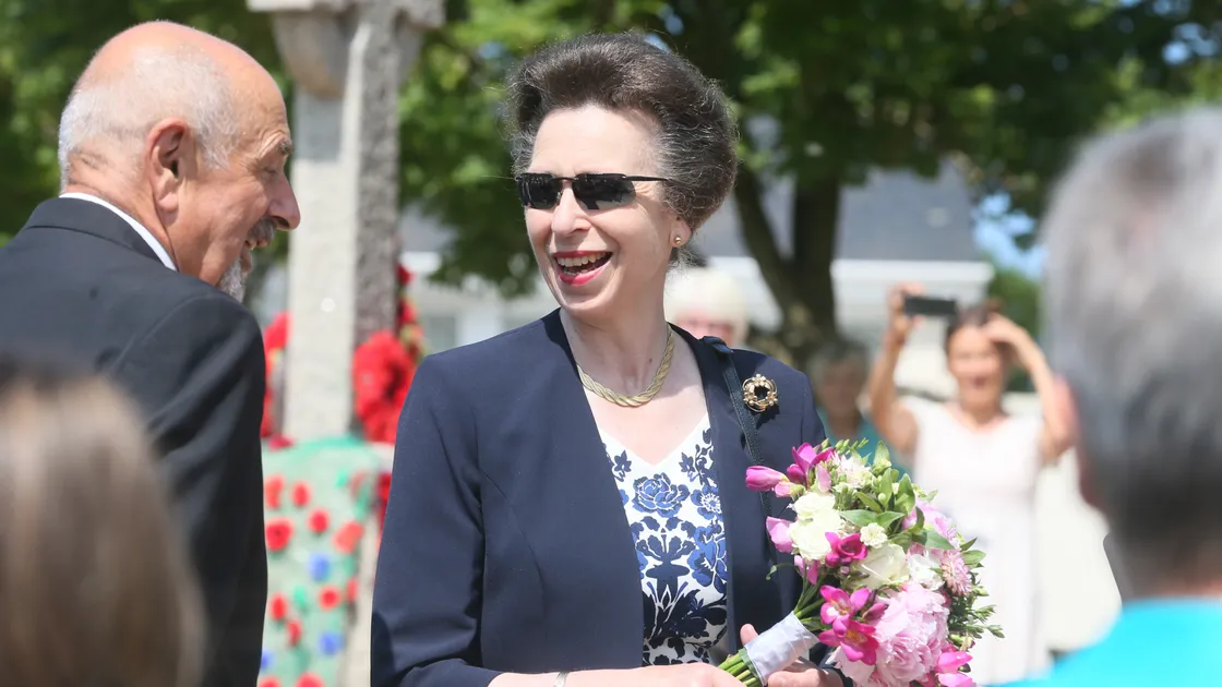 The Princess pictured on her most recent visit to the islands in 2018.