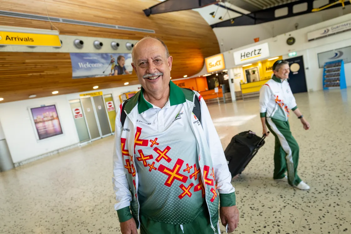 Bowls team manager Paul Ingrouille.