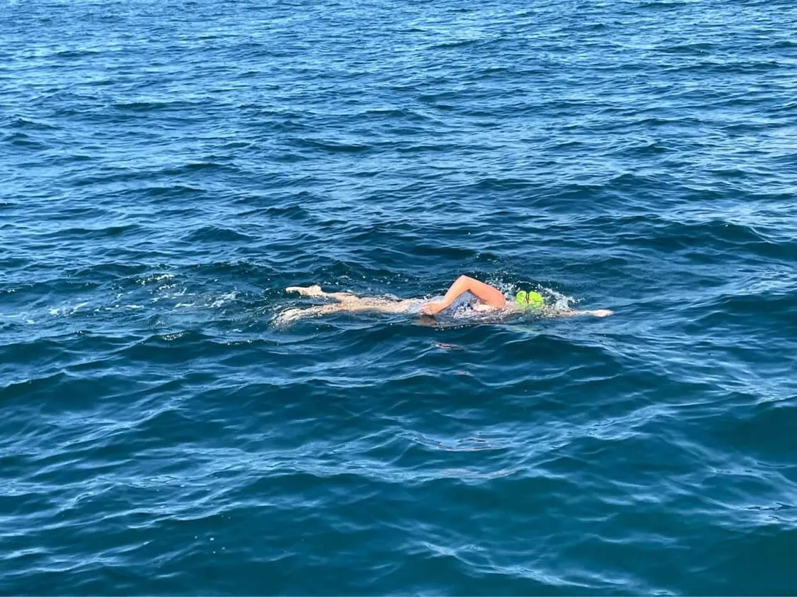 Jo Hardill took up distance swimming after being diagnosed with Type 1 diabetes.
